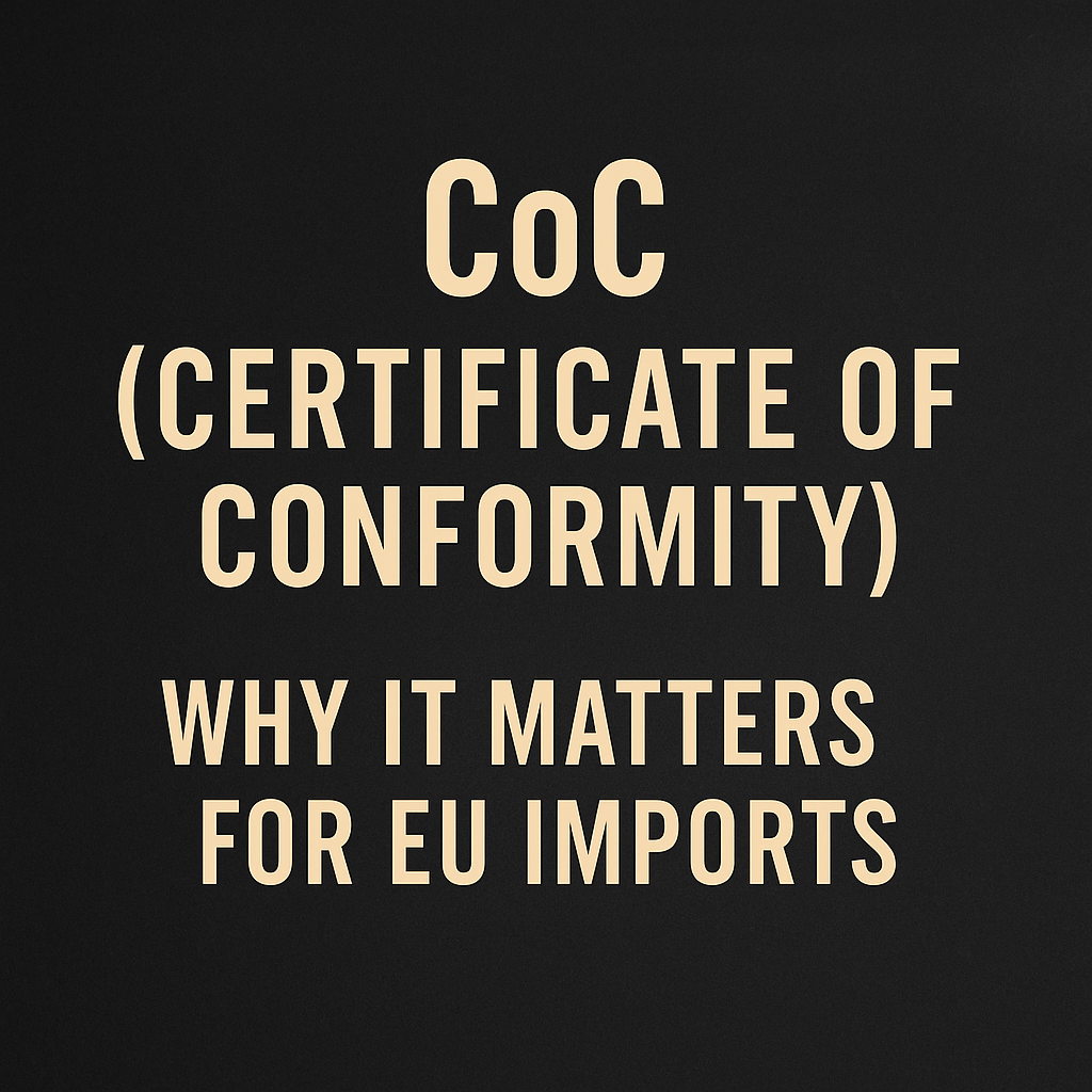 Why It Matters for EU Imports graphic on dark background emphasizing the importance of regulatory documentation for vehicle imports.